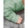 Combineson-Slip on the zipper Fashion, height 86 cm, green color
