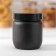 Glass Bank for bulk products "Love in the kitchen", 425 ml, black color