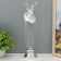 Lava-lamp "Deer" LED from batteries 3haa USB silver 7x6x30cm