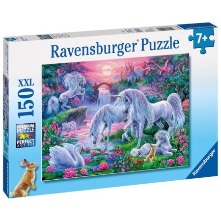 Ravensburger puzzle "Unicorns in the rays of sunset", 150 elements-2