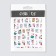 Nail stickers 10.2*8cm Winter CA-718 Vygotok