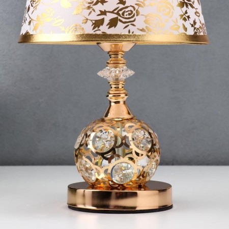 Highlight lamp with LED 58081/1 E27 40W Gold 20.5x20.5x35.5 cm Risalux-4