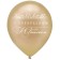 Shar Latex 12 "" With an anniversary! Chrome ", metal, set of 50 pcs., Mix