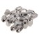 Nut of SkyWay cone, m12x1.50 closed 35mm, key 21mm, chrome, set 20 pcs