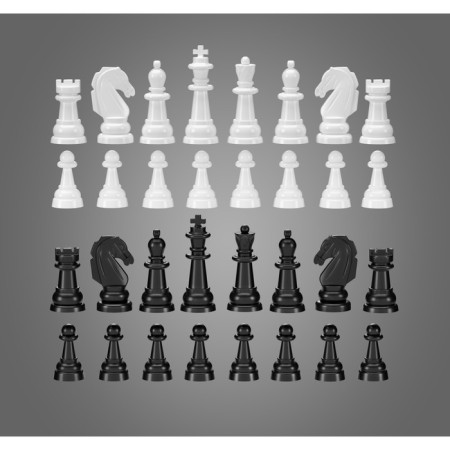 Chess, large, gray color-11