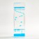 Gel watches, anti -stress, 16.5 x 5.8 cm, blue