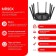 Router wireless Mercusys MR90X AX6000 100/1000/2500Base-T black