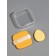 Set of sponge d/makeup 2 pcs: drop, down jacket in the layer case Latex yellow bag QF