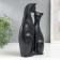 Polystone souvenir "Cat and cat - kiss" Black 22x12.5x5.5 cm