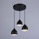 Lamp "LASA" 3he27 40W black 30x30x10-110 cm