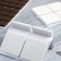 Furniture square liner tundra, size 38 x 38 mm, 8 pcs, polymer, white color