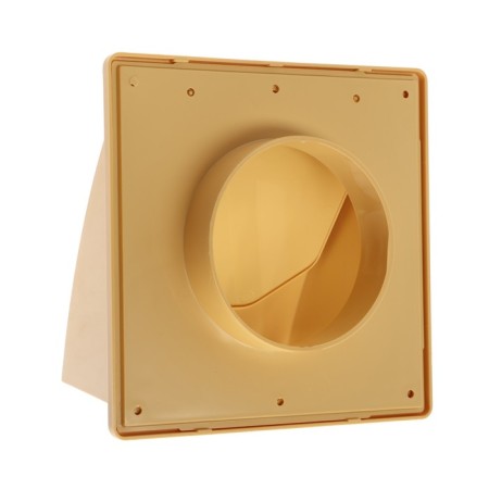 The output of the wall zein, 170 x 170 mm, d = 100 mm, with a check valve, beige-1