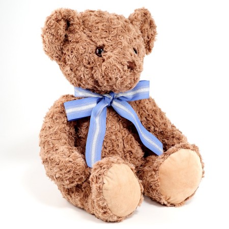 Soft toy "Bear", curly, 55 cm, brown color-2