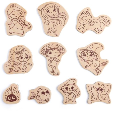 Set for the creativity of Hape "Magnetic characters"-3