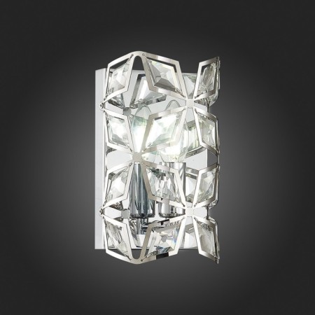 Wall lamp ST LUCE. SL1104.101.01. CASTO. 1x60 watts, E14, 13x23 cm, color chromium-2