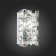 Wall lamp ST LUCE. SL1104.101.01. CASTO. 1x60 watts, E14, 13x23 cm, color chromium