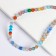 Beads made of natural stone "Cat Eye" set of 50 pcs., 1 pc. - 8 mm, mix