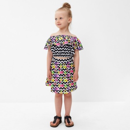 Kit for girls, black/white color, height 110 cm-1