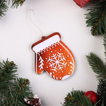A set of Christmas trees "gingerbread", 5 pcs, bilateral-1
