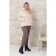 Women's jacket, size 68, beige color