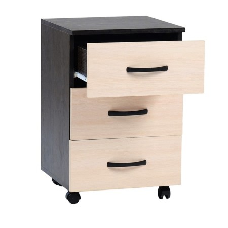 Loof cabinet for 3 boxes, 400x400x600, wenge/dairy oak-2