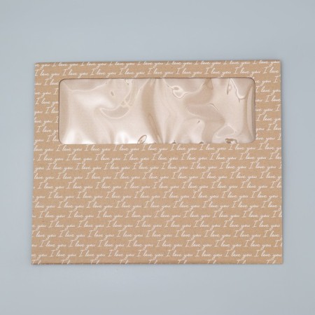 Gift Folding Box with PVC, packaging, love you, 16 x 35 x 12 cm-6