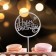 Topper "Happy Birthday", with rhinestones, silver color