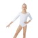 A swimsuit for gymnastics and dancing Grace Dance, p. 34, white color