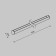 Components for textile suspension system Technical Tra130SR-1B, 100x2x2 cm, black color
