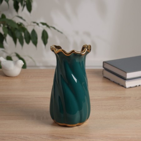 VAZ Coramics Table "Iker" 19x9 cm, green-2