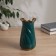 VAZ Coramics Table "Iker" 19x9 cm, green