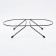 A set of 2 bowls on a stand, 2 x 700 ml, black stand
