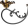 Madfi chandelier 3he14 40W black and gold 55x70x55 cm Bayerlux