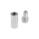 Remote holder for plates, 12x30 mm, color matte nickel, set 10 pcs.