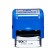 The stamp is automatic, with jokes, 14 x 38 mm, "Hu ** I! Align!"