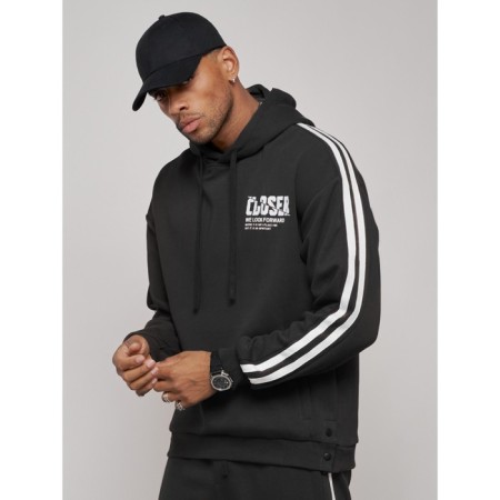 Sports suit men's, size 52, black color-5