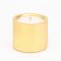 Candle "Cylinder" in a candlestick of gypsum is small, 5x3.5cm, gold