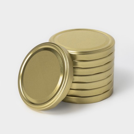 Elabuga cover, TO-100 mm, metal, varnish, gold color