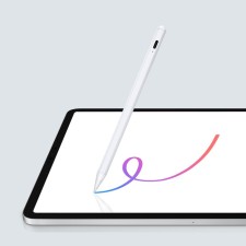 Stylus for iPad 2018-2022, 140 mAh, high-precision, sensitive to inclination, magnet, white