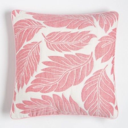 Pillowcase decorative Ethel "nettles" color pink 40x40 cm, 100% cotton-2