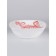 Set of square salad bowls OLAFF "Red Stem", 7 items