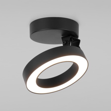 Lamp ceiling Elektrostandard, Spila LED 12 W, 135x135x80 mm, IP20, black color