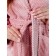 Women's robe with a hood, size 54, Rose color