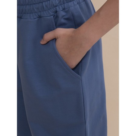 Брюки для девочек, рост 122 см, цвет джинс-4