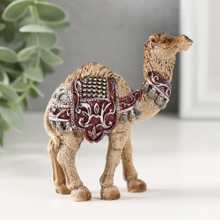 Polystone souvenir "Desert camel with a blade" 3.5x8x8.7 cm