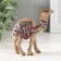 Polystone souvenir "Desert camel with a blade" 3.5x8x8.7 cm