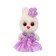 A toy of foam "Bunny with a flower", 13 cm, set 3 pcs., Mix color