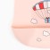 Silicone Bibs lamp "Blood", pink color