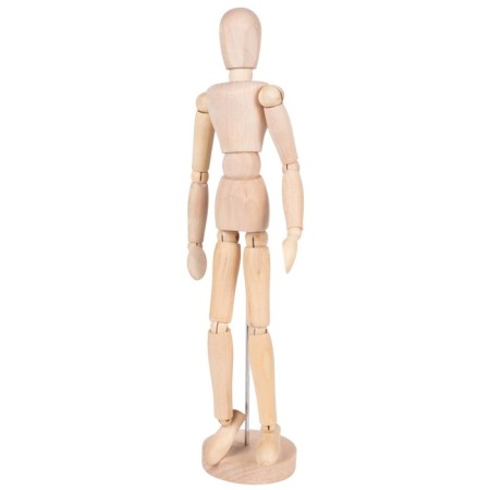 The wooden figure is flexible, "woman", height 30 cm, brauberg