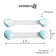 The door lock is universal, set 2 pcs., Mix color